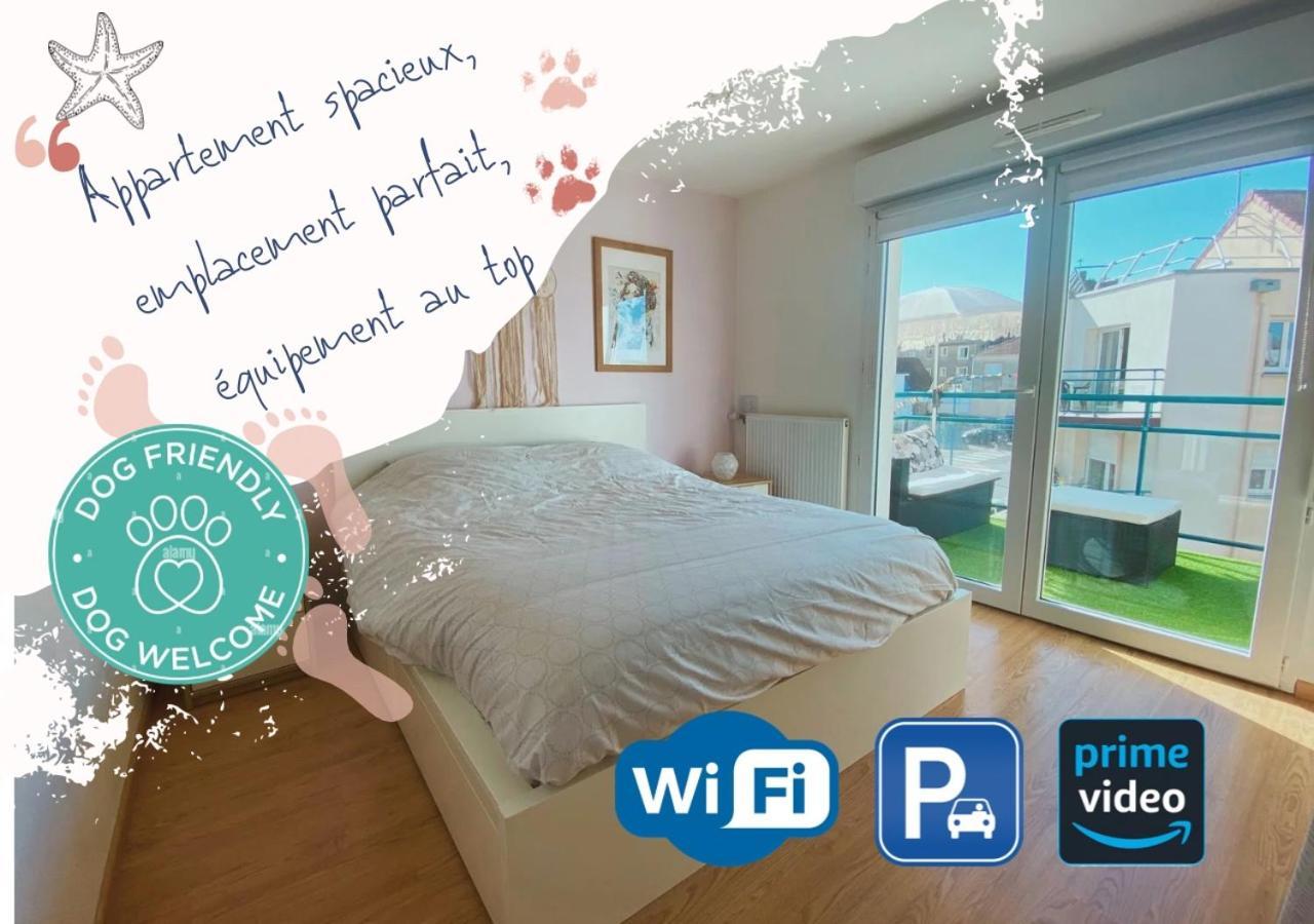 Fl'Heurt De Mer Appartement Au Pied De La Plage, Vue Mer 勒波泰勒 外观 照片